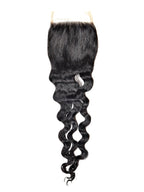 Loose Wave 4x4 Transparent Lace Closure
