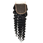 Deep Wave 4x4 Transparent Lace Closure